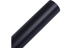 VINYL FROG Black Permanent Vinyl Matte Self Adhesive Vinyl Roll 12'' x 10ft Craft Vinyl for Mug Cup Window Home Decors