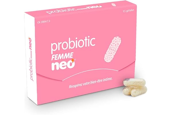 NEO - Probiotique Complex - 15 Capsules - Améliore la Fonction Digestive et Favorise le Bien-Être Intestinal avec Microgranules de Probiotiques et Prébiotiques