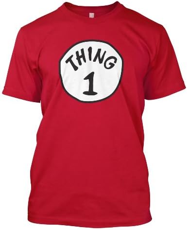 Thing 1 Mens T-shirt - Red X-Large (46/48" Chest)