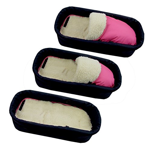 Babys-Dreams UNIVERSAL Winterfußsack für Babyschale z.B: Maxi-Cosi, Römer etc. *12 FARBEN* Lammwolle Lamm Wolle NEU Wintersack Fußsack - 4