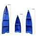 Produktbild Bootsregal Bücherregal Badschrank Handtuchregal Boot Regal Schrank Standregal 95 cm Asien Holz Blau