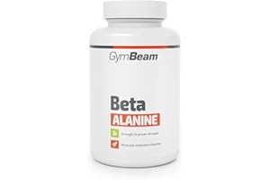 ‎GYMBEAM GymBeam Beta-Alanin (Kapseln) - 2000 mg pro Portion- Erhöht Carosingehalt, verhindert Milchsäurebildung, ideal für Kraft-, Intensiv- und Ausdauertraining, nicht-essenzielle Aminosäure, 120 tabs