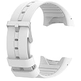 Trendyest Ersatz Silikon Armband Armband für Polar M400 M430 Armbanduhr, weiß