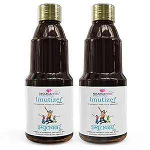 Nisarga Herbs Imutizer Syrup, Improve Appetite and Boost Natural Immunity in Children - 150 ml Each (Pack of 2)