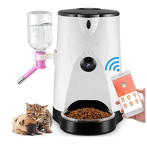 Preisvergleich Produktbild Four Intelligente Fernkamera, Hundefaktkatzen-Time-Katzenfutter Fütterung Maschine Haustier Automatik