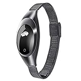 Chenang Intelligente Armbanduhr, Wasserdicht IP67 Smartwatch Fitness Uhr zur Herzfrequenz-und Fitnessaufzeichnung Blutdruckmesser und Fitness-Tracker