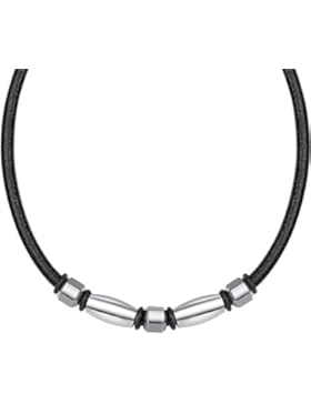 True Rebels Herren-Kordelkette Edelstahl Leder 6024004_7