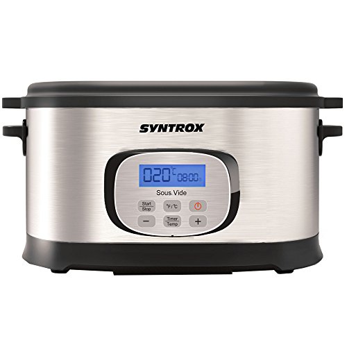 Syntrox Germany Sous Vide Kocher Multikocher, Vakuumgarer, Slow Cooker Langsamgarer, Schongarer der Premiumklasse - 2