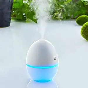 Ubersweet Imported 0893 2W Car Portable Air Purifier Egg Shape 200ml LED Lights Car Humidifier