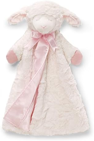 Baby GUND Winky Lamb Huggybuddy Stuffed Animal Plush Blanket, Pink