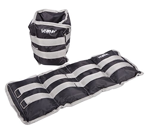 Set de 2 lastres de tobillos y muñecas (2 x 3 kg) - Ajustable tobillo muñeca Pesos