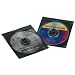 Produktbild Hama 50er-Pack CD-ROM Schutzhüllen; transparent/schwarz