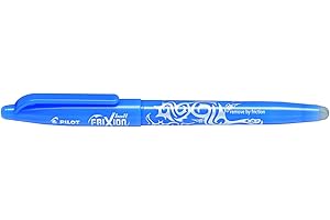 Pilot Frixion Stylo roller effaçable à la chaleur et à friction Pointe moyenne 0,7 mm Bleu ciel