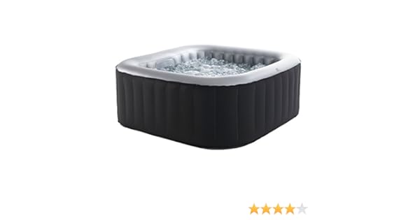 Quadratisch Happy Garden Whirlpool Aufblasbar 4 Personen 160 Cm