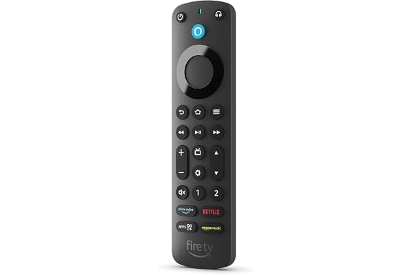 Télécommande vocale Alexa | Pro pour Fire TV, fabriquée par Amazon, avec fonctionnalité Trouver ma télécommande, boutons de contrôle de la TV et rétroéclairage (appareil Fire TV compatible requis)