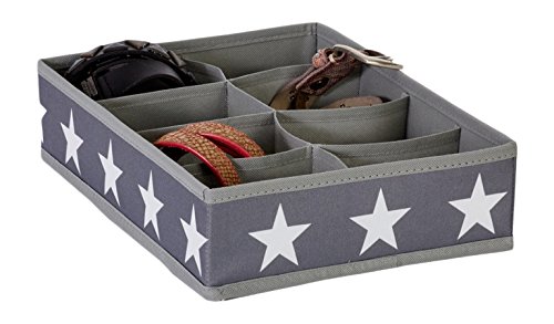 STORE.IT 671022 Wäschesortierer, Schubladen Organizer, Schrank Organizer, Polyester, 33x24x8cm, 8 Fächer