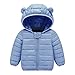 Produktbild HUIHUI Kinder Baby Kleidung, Cape Mantel Winter jacken Mädchen Jungen Herbst wasserdicht Warme Outwear (Hellblau,0.5-1Jahre)