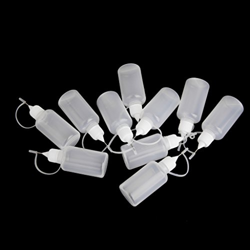 Generic 10 Stk. Nadelspitze Leere Plastik Squeezable Tropfflasche Flüssigkeitsspeicher – 30 Ml - 6