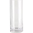 Milageto 35cm Acrylic Cylinder Vase Minimalist Large Flowers Vase Tall Vases Floor Standing Bud Vase Cylindrical Flower Vases Clear Vase for Living Room Wedding Centerpieces Home Decor