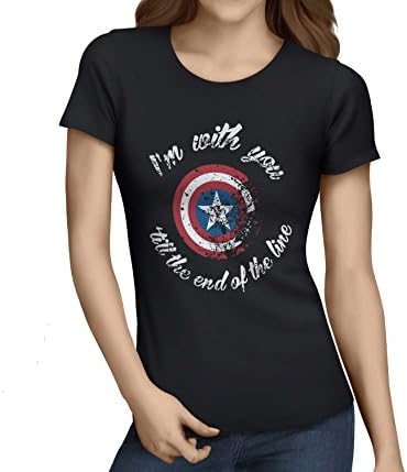 Captain america t shirt Captain america t shirt uk womens-L