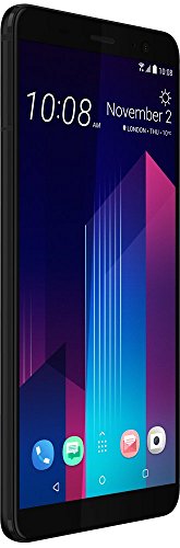 HTC U11 + Smartphone (15,24 cm (6 Zoll) Super LCD Display, 12,2 MP Kamera, 128 GB Speicher und 6 GB RAM, Android 8.0) Translucent Schwarz