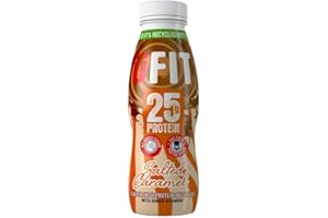 WOWBOXME UFIT Protein Milkshake - 25g Protein 10x330ml (Salted Caramel)