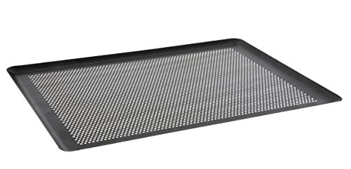 DE BUYER -8162.40 -plaque patissiere choc alu. perforee 40x30cm