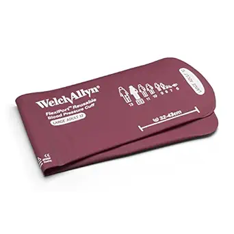 Welch Allyn Durashock Flexiport Blood Pressure Cuff, Large Adult 12