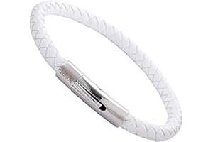 18KOra Pulseras Hombre Cuero | Pulseras Mujer Cuero | Regalos Aniversario Pareja | Regalo Hombre | Pulseras Cuero Auténtico Trenzado | Pulseras Hombre | Bracelet