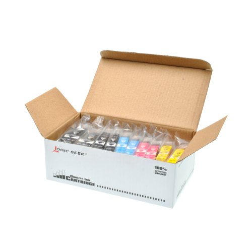 10 Logic-Seek® Druckerpatronen MIT CHIP und Füllstandanzeige, kompatibel zu PGI-525BK, CLI-526C, CLI-526M, CLI-526Y und CLI-526BK - 7