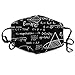 Produktbild Common Equations - Black Anti Dust Mask Anti Pollution Washable Reusable Mouth Masks