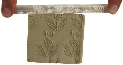 Roses - Textured Patterned Acrylic Rolling Pin