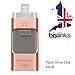 Produktbild 3 in 1 USB Flash Drive Disk Lager Memory 64GB Für iPhone X 8 7 6 6S Rose Gold