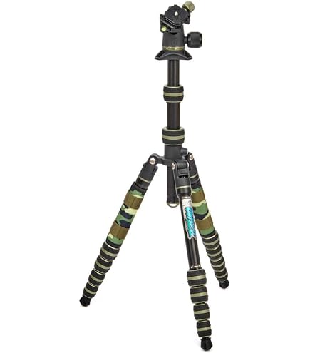 Kit Treppiede Winston 2.0 A 3 Gambe In Carbonio Con Testa A Sfera AirHed Pro (nero Opaco) - Foto 2