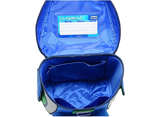 Hama Baggymax Schulranzen Soccer Fußball blau Schul-Tasche Ranzen ...