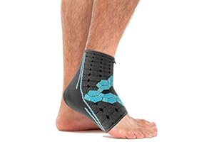 bonmedico Ekto Support for Better Blood Circulation – bardzo wygodne sportowe kostki – kostka na zapalenie ścięgien – kostka dla mężczyzn i kobiet (M)