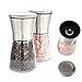 Produktbild Mokiro Premium Edelstahl Salz- und Pfeffermühle Set von 2 – Pfeffermühle und Salz Mill-Salt & Pfefferstreuer Spice Grinder, mit Verstellbarem Grobheit