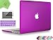 Produktbild UESWILL Matte Hard Case für MacBook Pro (Retina, 13 Zoll), Modell A1425/A1502, + Tastaturabdeckung und Displayschutzfolie, Deep Purple