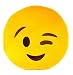 Tickles Yellow Whatsapp Sofa Smiley Emoticon Winking Cushion Stuffed Soft Plush Toy 33 cm RS.349.00