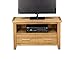 Price comparison product image Nebraska Oak - Small TV Plasma DVD Video Unit Stand Cabinet - Assembled