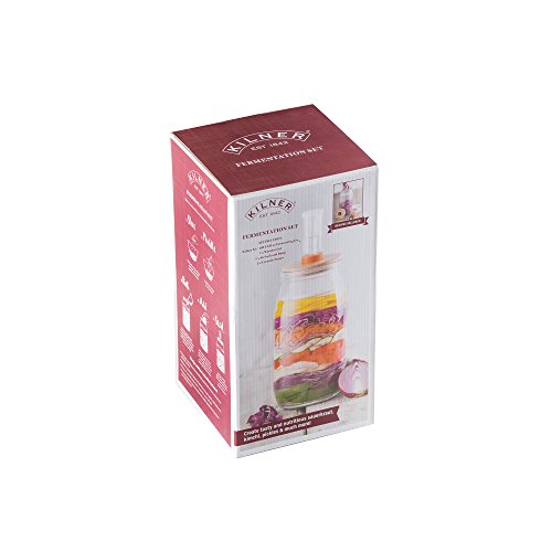 Kilner Gärung Set für Sauerkraut/Kimchi/Pickles, transparent - 2