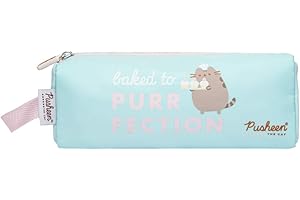 GRUPO ERIK Estuche Pusheen - Estuche escolar niña │ Estuches escolares adolescentes con asa y cierre cremallera, Material escolar y papeleria KAWAII Vuelta al cole