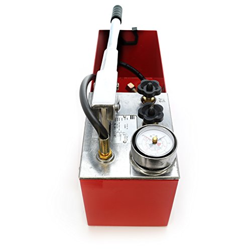 Abdrückpumpe bis 50 bar Druck und 45ml Hubmenge – 12 Liter Druckprüfpumpe Prüfpumpe Testpumpe - 2