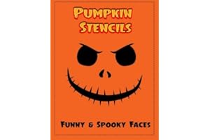 CreateSpace Pumpkin Carving Stencils: 18 Funny & Spooky Faces, Pumpkin Carving