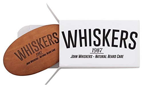 John Whiskers Bartbürste mit reinen Wildschweinborsten – Qualität Made in Germany – ca. 90x50mm – Härtegrad Medium – Perfekte Bart – und Vollbart-Pflege - 2