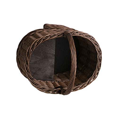 Treppenkorb für die Zeitungen, Weidenkorb auf die Treppen, Zeitungskorb aus Weide, Zeitungsständer, Weidenkorb für Zeitschriften - 8