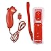 Produktbild Wii-Fernbedienung und Nunchuk-Controller, Rot