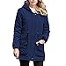 Produktbild Luckycat Warme Lange Mantelkragen Kapuzenjacke Damen Winter Parka Outwear Mäntel Jacken Mäntel Sweatjacke Winterjacke Fleecejacke Steppjacke