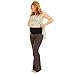Over Bump Maternity Trousers Cotton Denim Style Long Leg