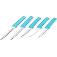 Kitchenwell Multi-Purpose Fruit & Vegetable Classy Knife Set (Sky Blue, Set of 5)